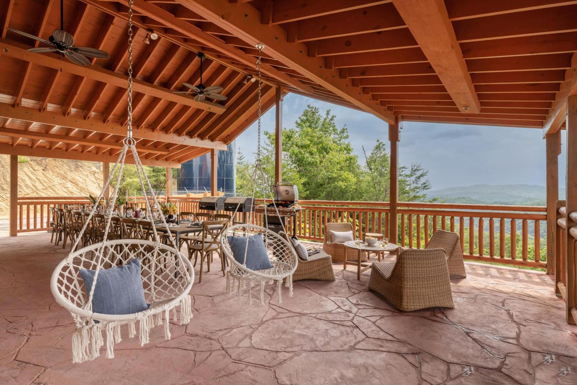 Sugarland By Avantstay Sleeps 28 Home Theatre Two Hot Tubs Indoor Pool Incredible Views Pigeon Forge Exterior photo